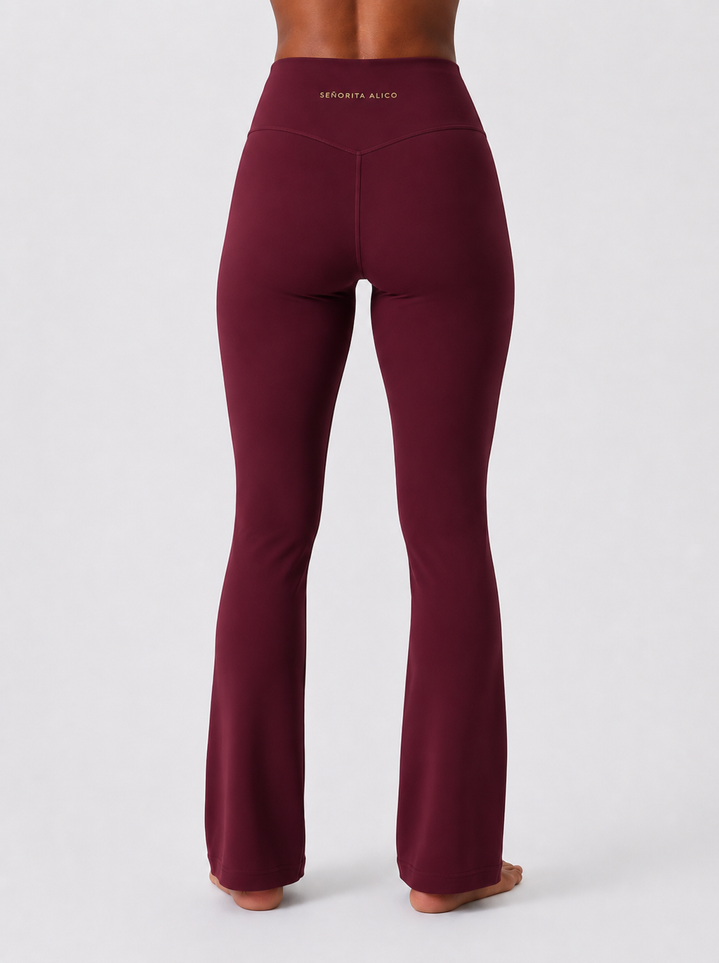 Farida UltraSoft Flared Leggings 27" - Classic Wine