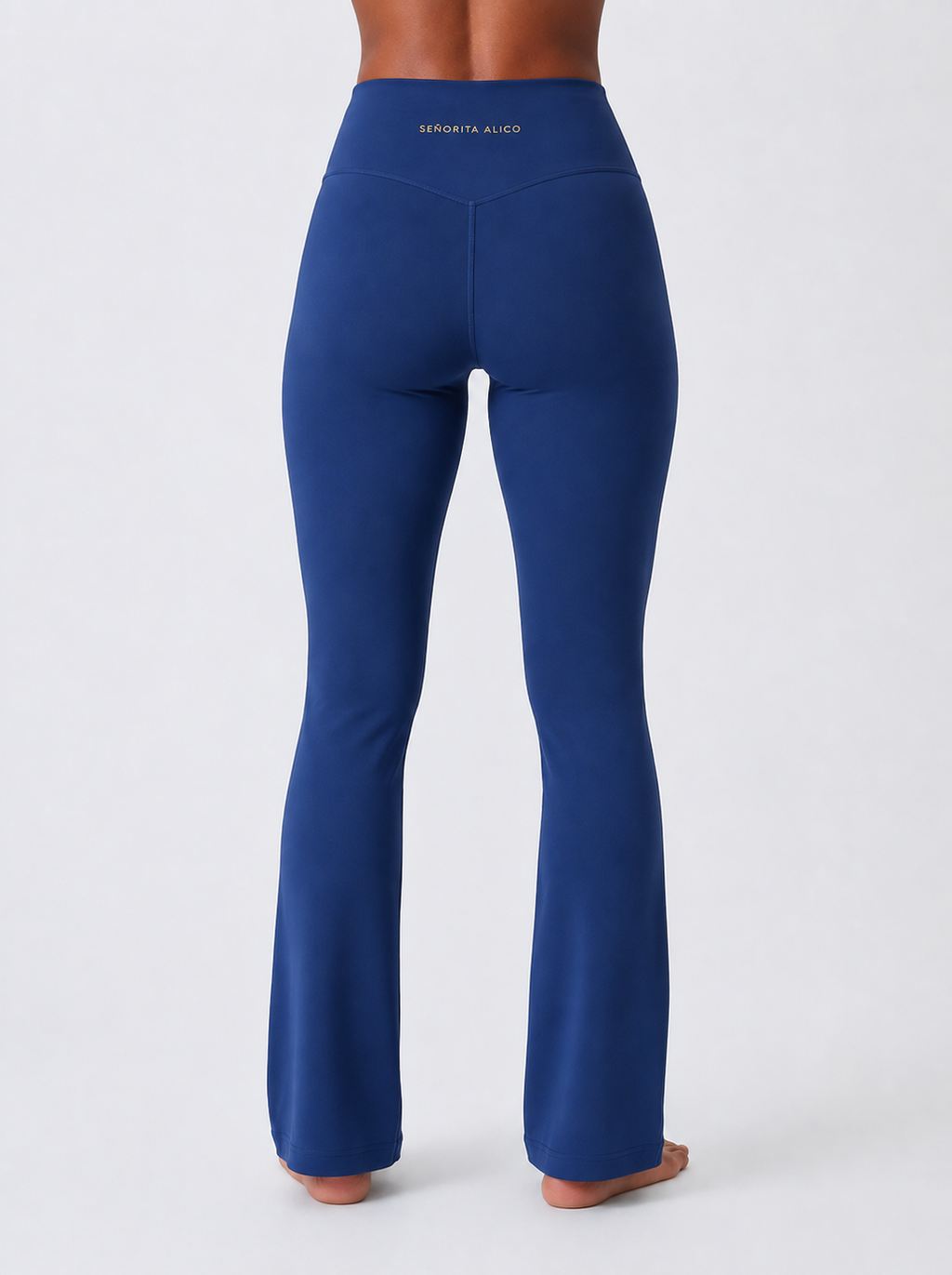 Farida UltraSoft Flared Leggings 27" - Blue
