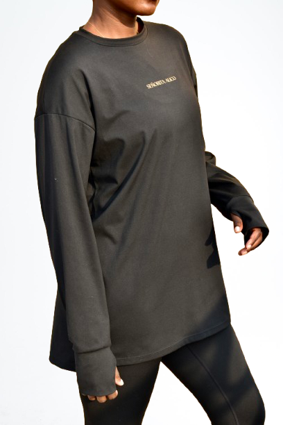 Maryam UltraSoft Oversized Long Sleeve T-shirt