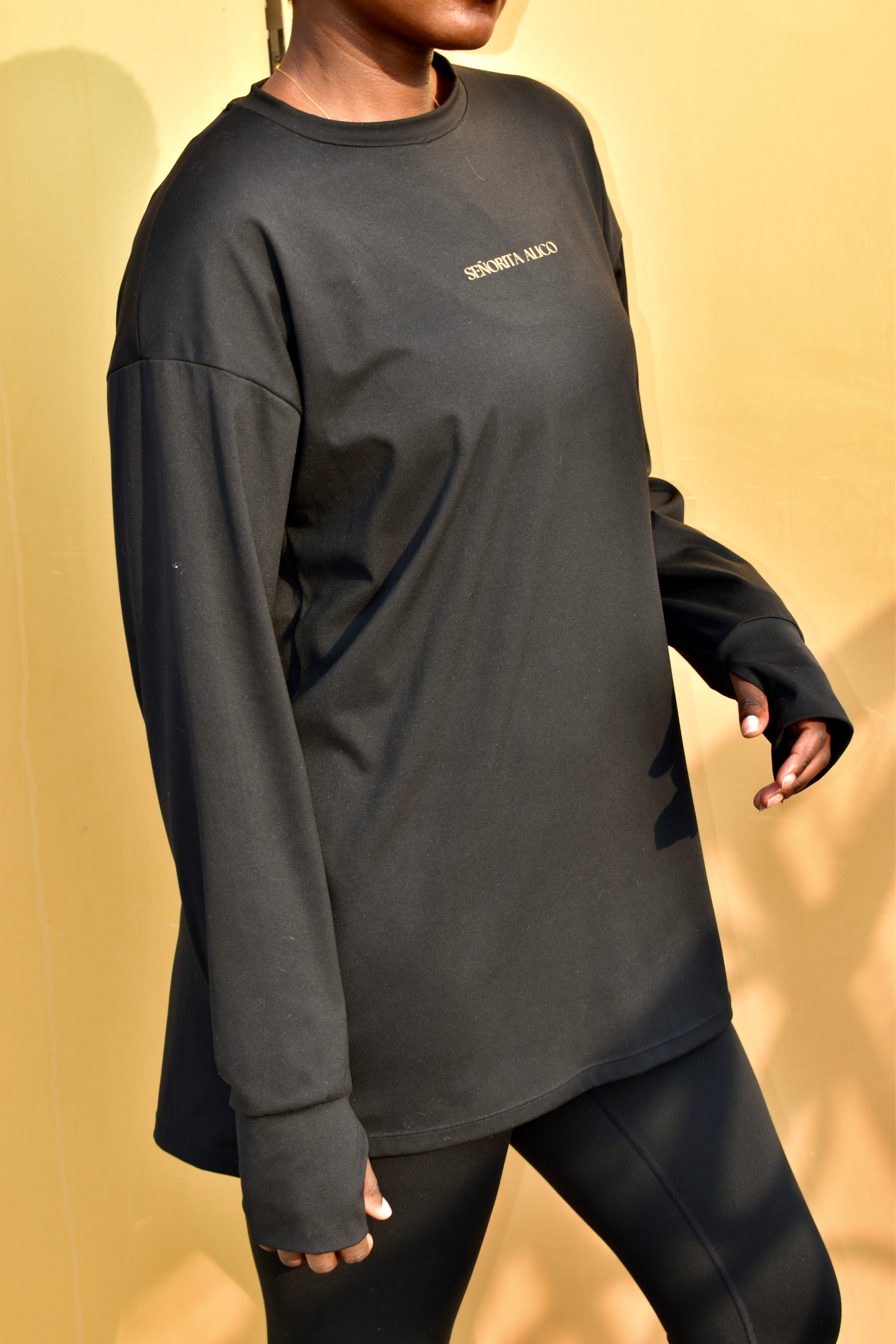 Maryam Oversized Long Sleeve T-shirt