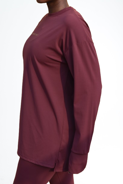 Maryam UltraSoft Oversized Long Sleeve T-shirt