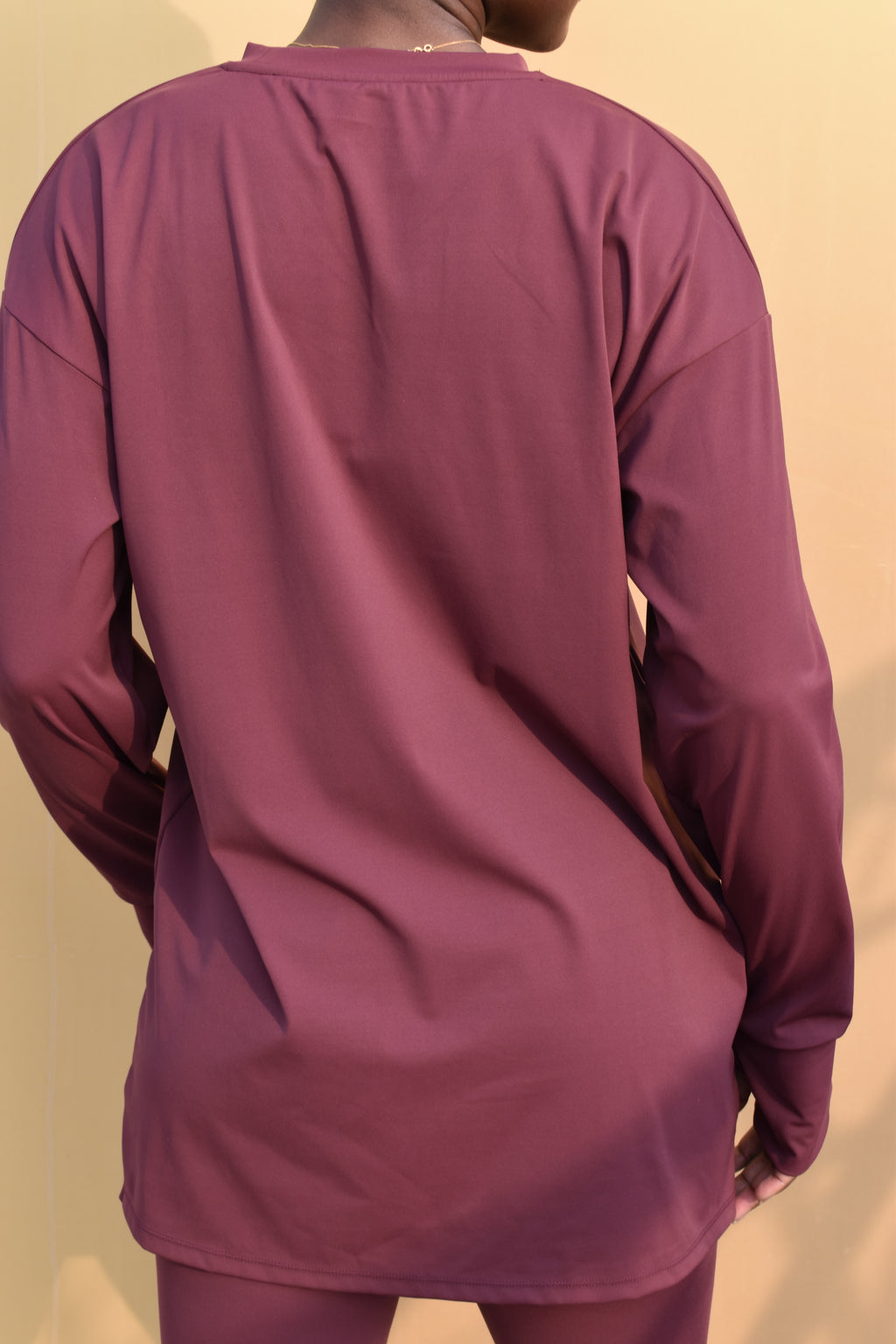 Maryam Oversized Long Sleeve T-shirt