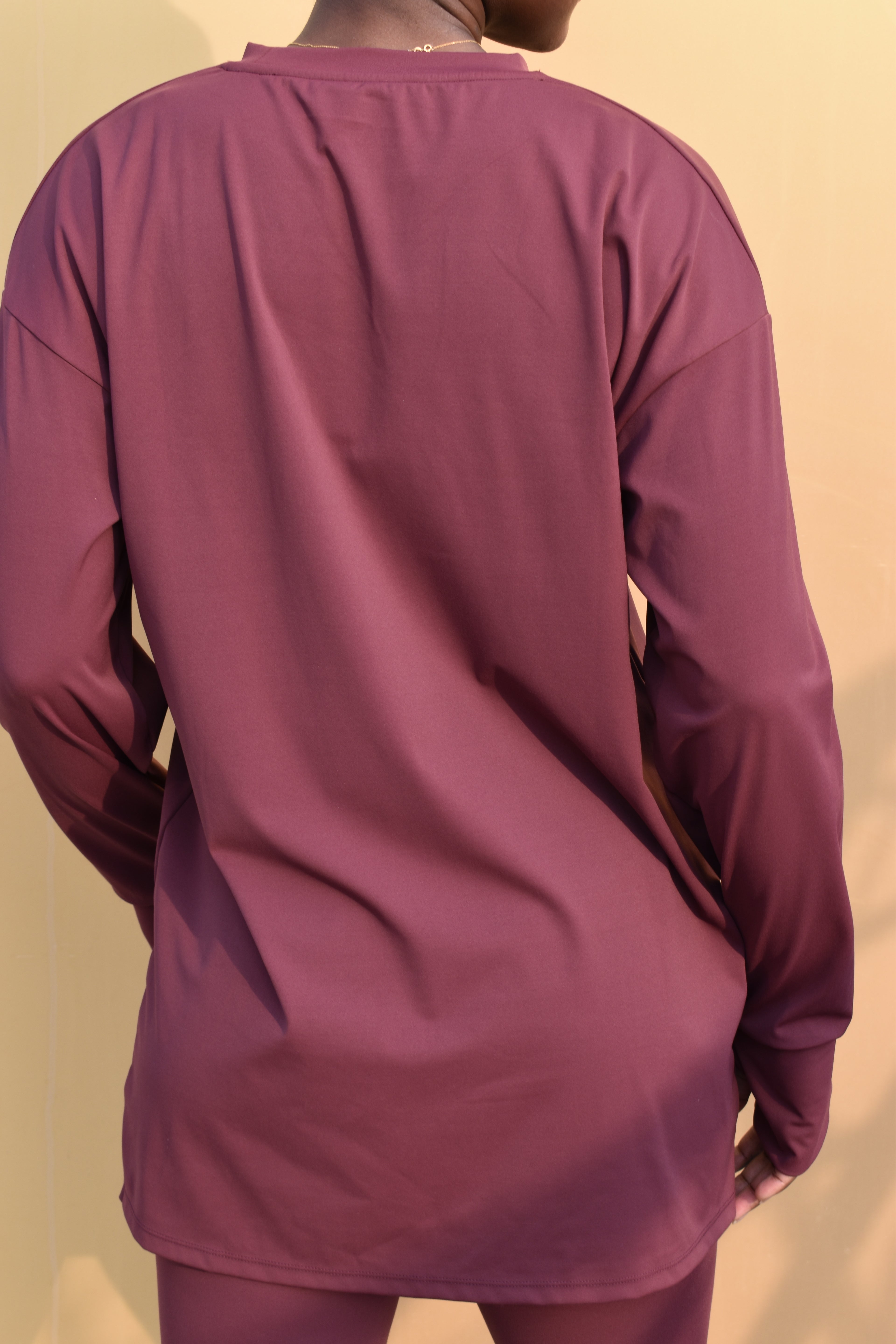 Maryam Oversized Long Sleeve T-shirt