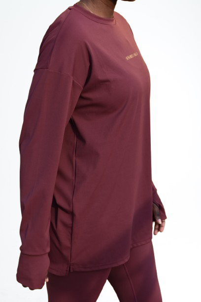 Maryam UltraSoft Oversized Long Sleeve T-shirt