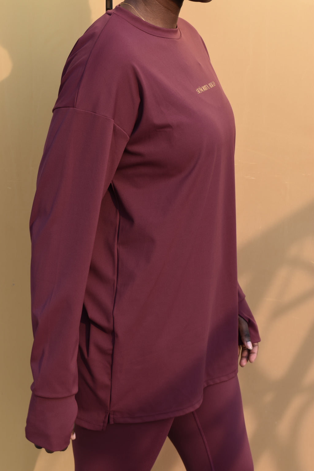 Maryam Oversized Long Sleeve T-shirt