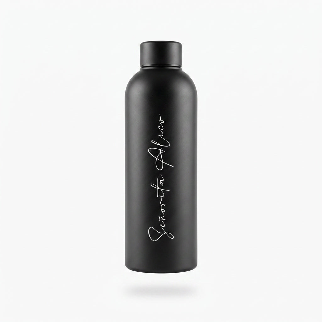 Stainless Steel Water Bottle - Black