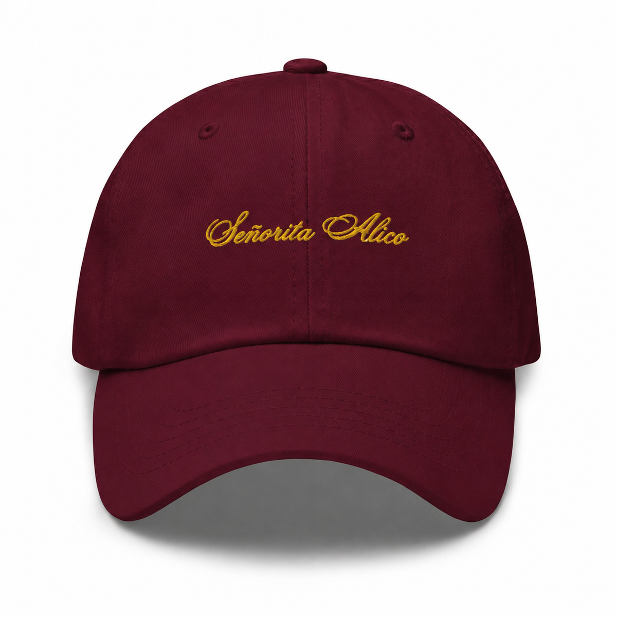 Swara Cotton Baseball Cap - Classic Wine