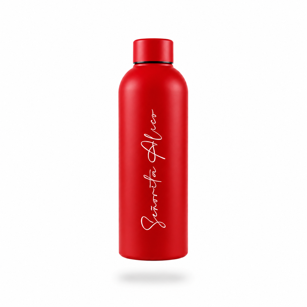 Stainless Steel Water Bottle - Red