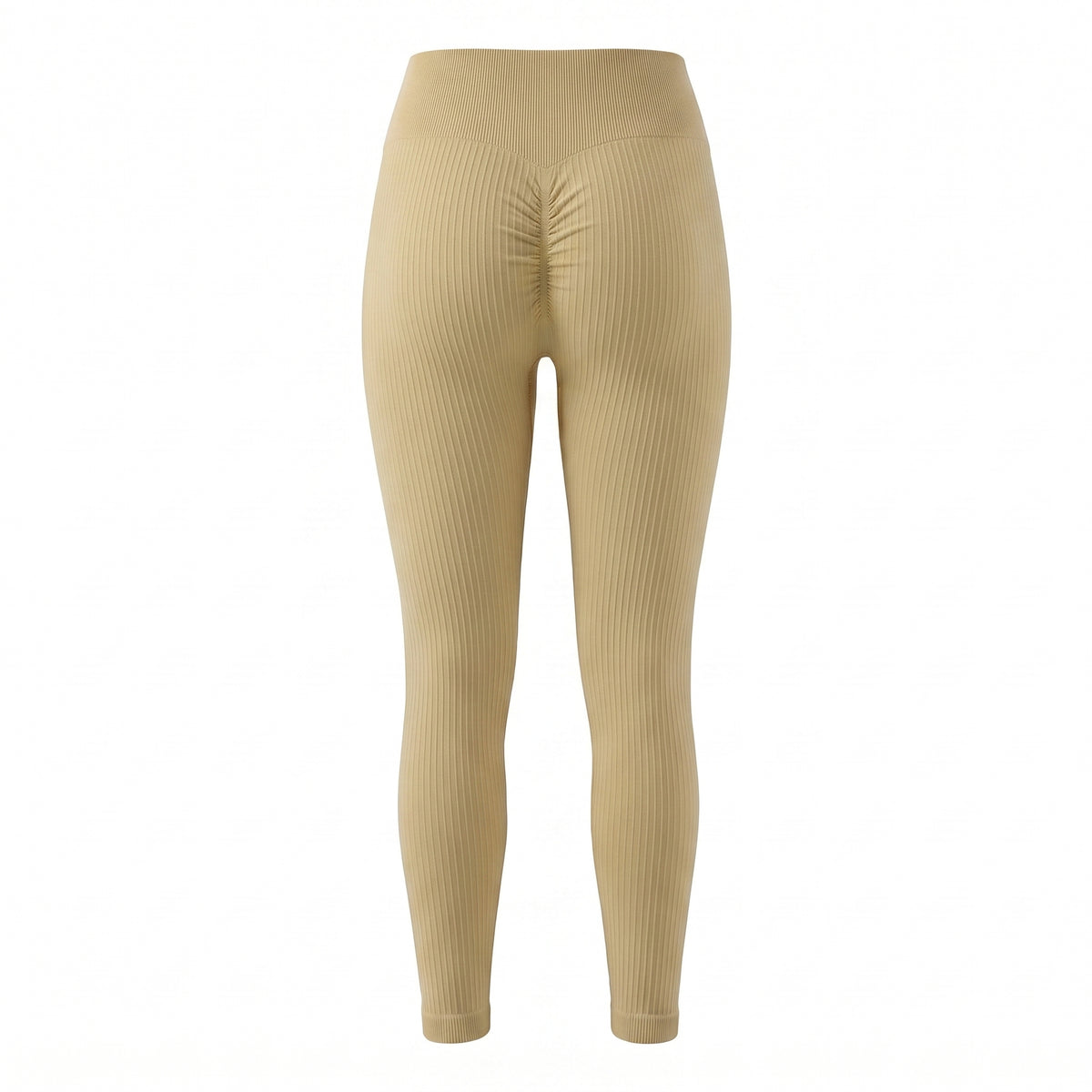 Sara Ribbed Leggings - Butter Yellow